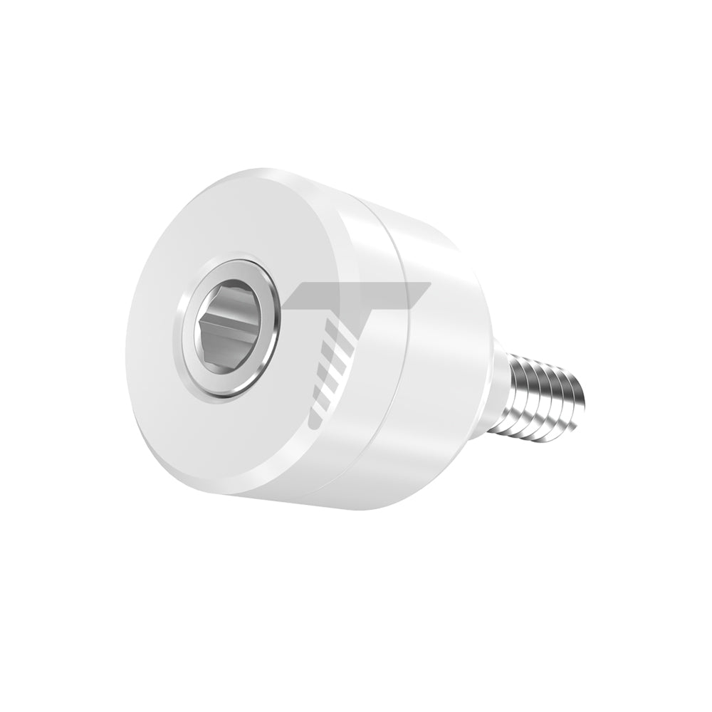 Zirconia Healing Cap Ø5.5 With Titanium Screw