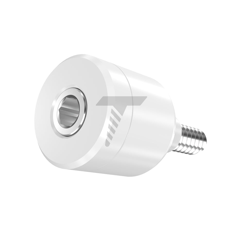 Zirconia Healing Cap Ø5.5 With Titanium Screw