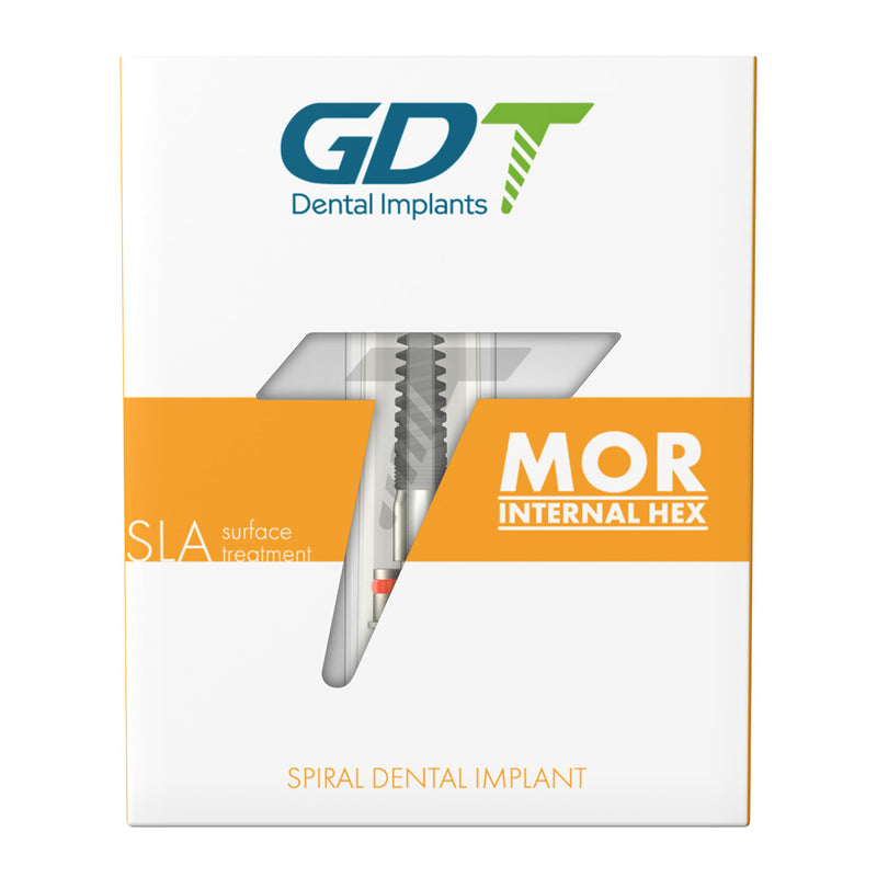 Mor MOR Spiral Implant Internal Hex Connection package
