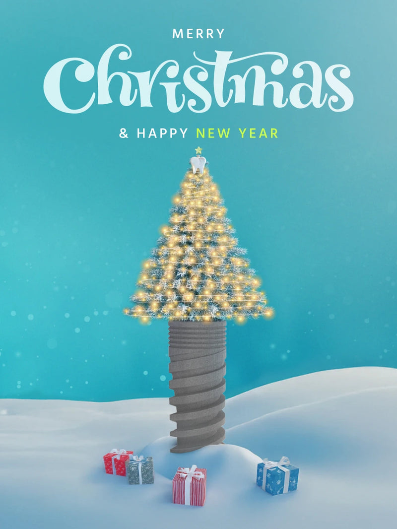 Merry christmas and a happy new year from GDT Dental Implants 