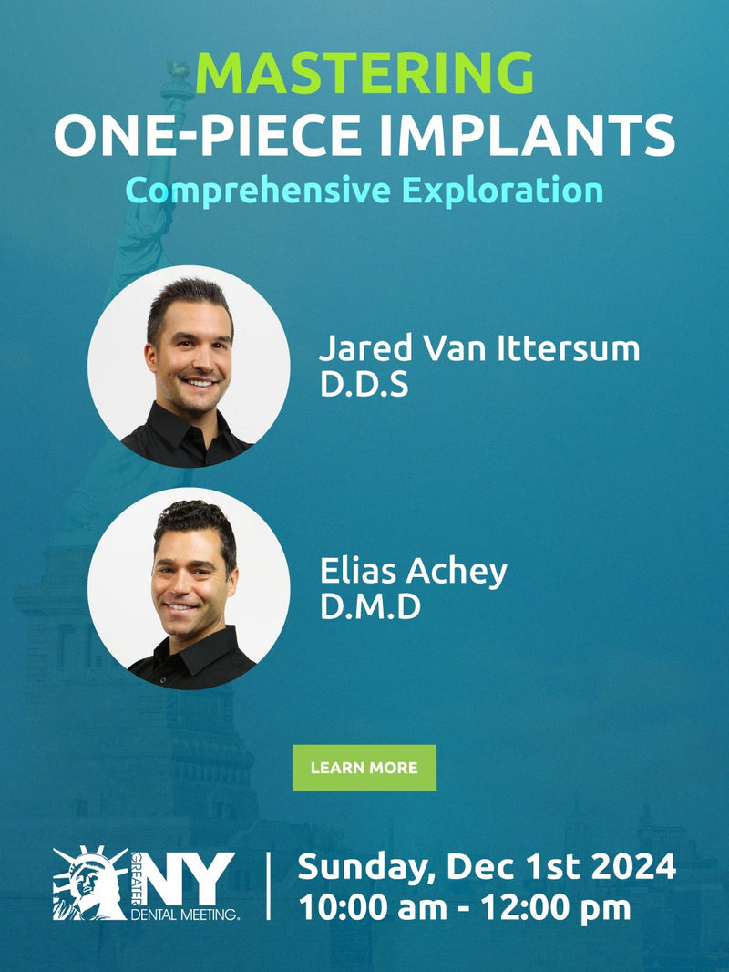 Mastering One-piece Implants Comprehensive Exploration course supported by gdt dental implants