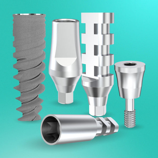 IBO Odontit - IBO - Open Tray Impression Transfer Coping + Screw Active Rp Hec 43700 IBO Odontit - IBO - Open Tray Impression Transfer Coping + Screw Active Rp Hec 43700