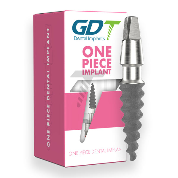thumbnail image 2 of GDT Dental Implant One-Piece SLA Fixture Titanium Grade 5 - Select Size 2 of 6