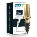 ROT Root Shaped Short Neck One Piece Implant Compressive Mono Monoblock Dental Implant