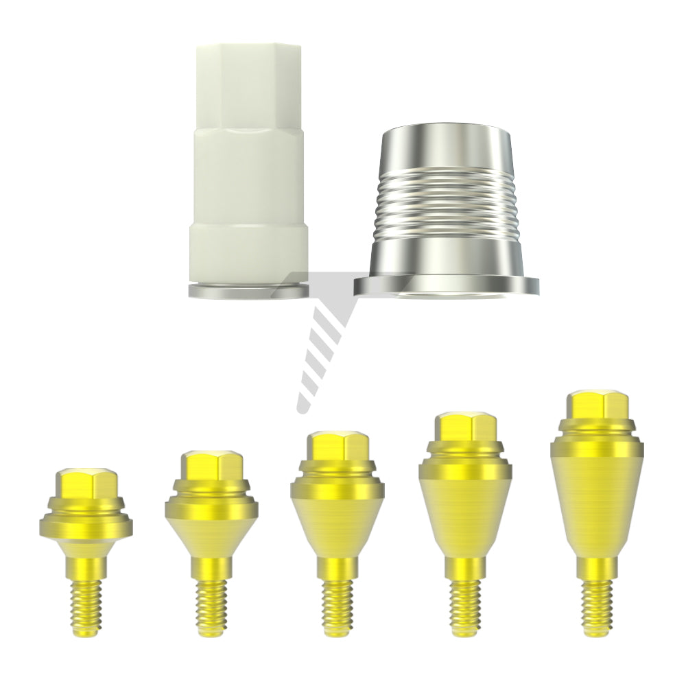 Set Multiunit Recto 1.4 CAD/CAM Plataforma Estrecha