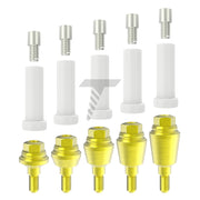 Straight Multi Unit 1.4 Abutment Plastic Sleeve Set