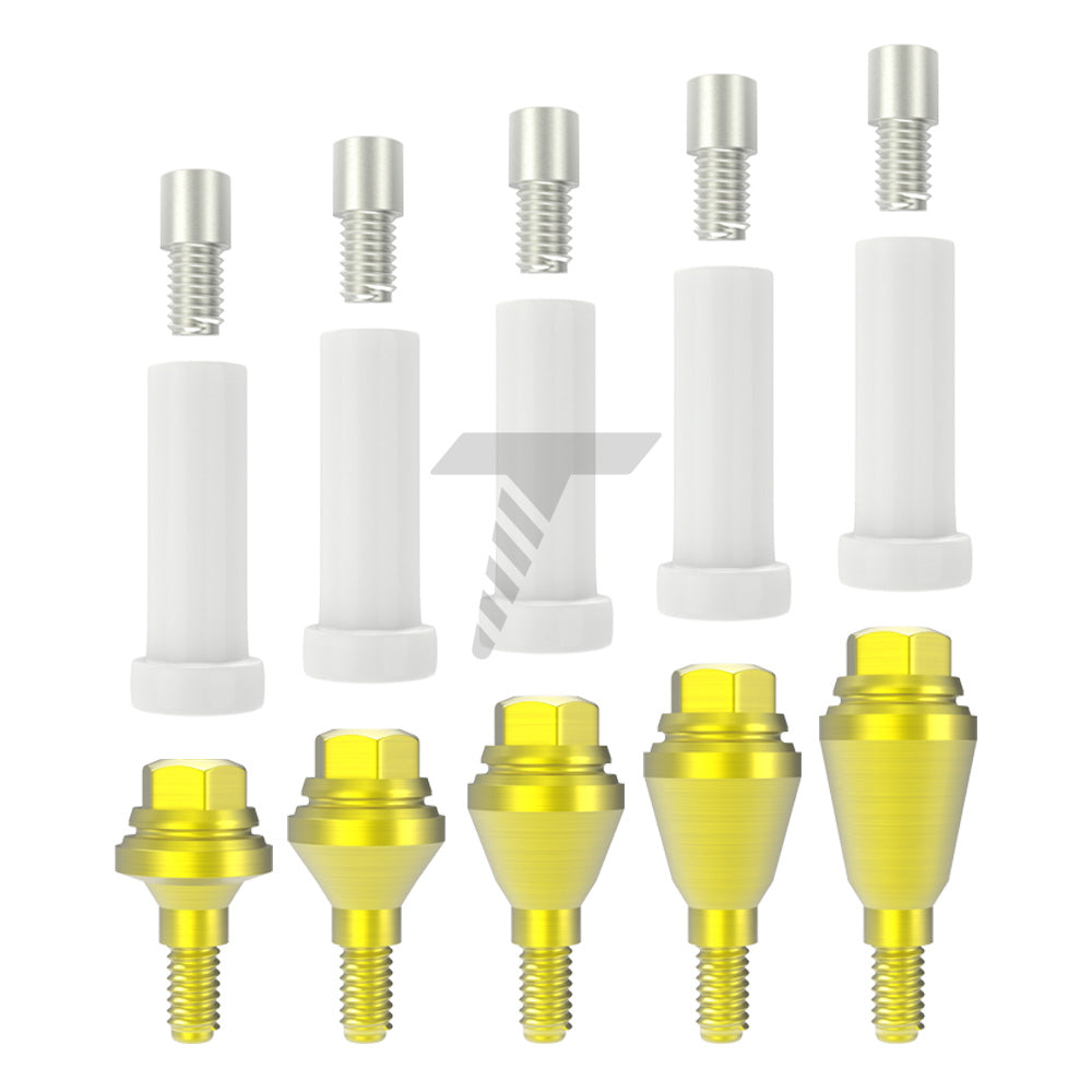 Straight Multi Unit 1.4mm Plastic Sleeve Slim Platform