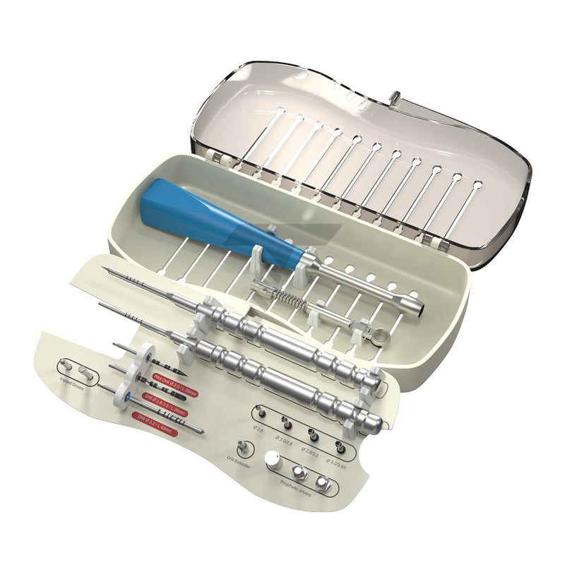 GDT Surgical Kit For Basal Cortical Implants Open 