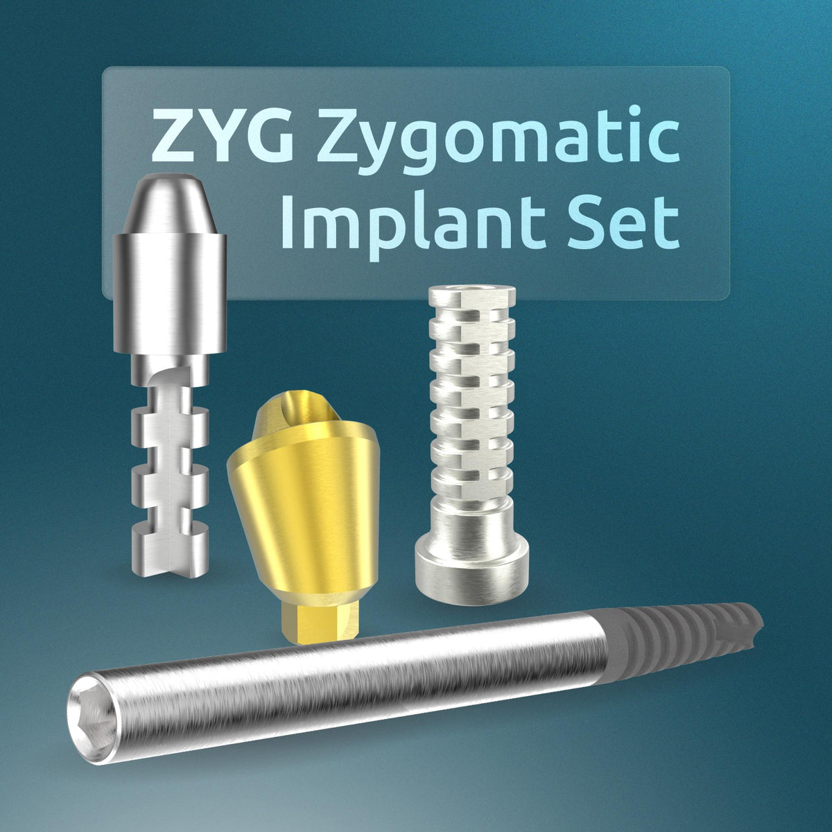 ☆新品未開封☆正規品☆インセルダム ICD 3点セット(ICD) Zygomatic-Implant_-angulated-