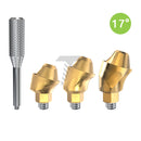 Angulated Multi Unit 1.6 Titanium Sleeve Set (17° / 30° / 45°)