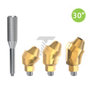 Angulated Multi Unit 1.6 Titanium Sleeve Set (17° / 30° / 45°)
