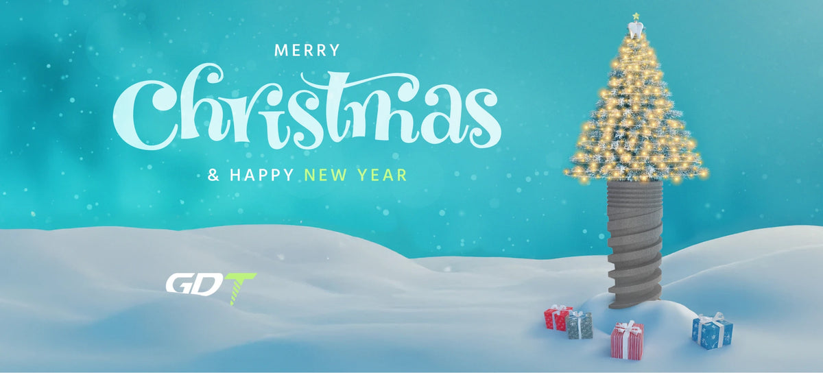 GDT Dental Implants wishes you a merry christmas and happy new year 