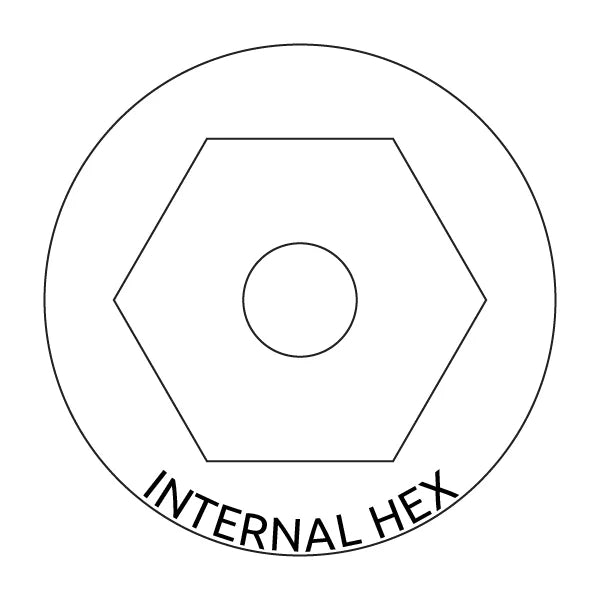 Implantes hexagonales internos