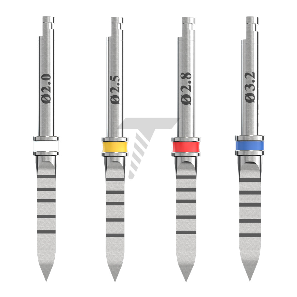 Long Lance Drills For One Piece Implants