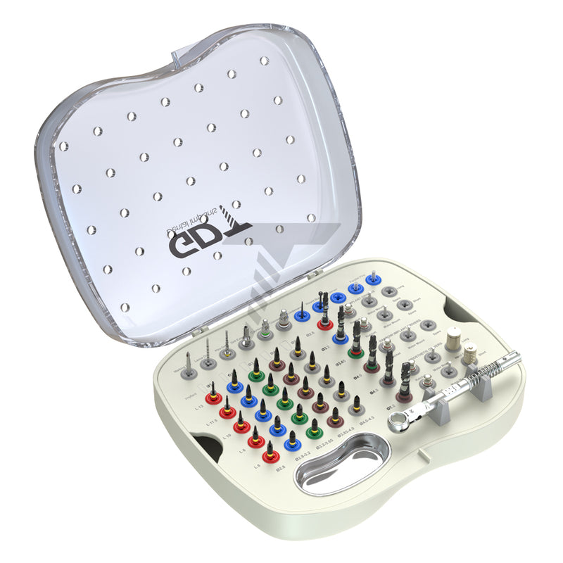 DLC Conical Integral Stopper Drills Full Surgical Kit Box