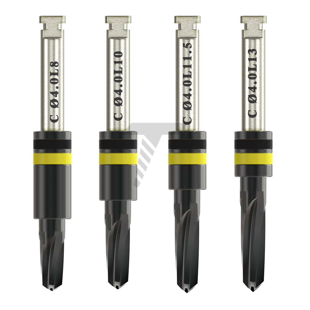 DLC Conical Integral Stopper Drills Ø2.8mmXØ4.0mm