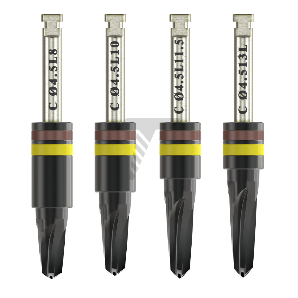 DLC Conical Integral Stopper Drills Ø2.8mmXØ4.5mm