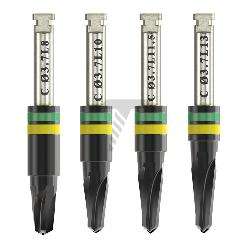 DLC Conical Integral Stopper Drills Ø2.8mmXØ3.7mm