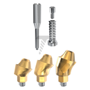 Angulated Multi Unit 1.6 Titanium Sleeve Set 17°