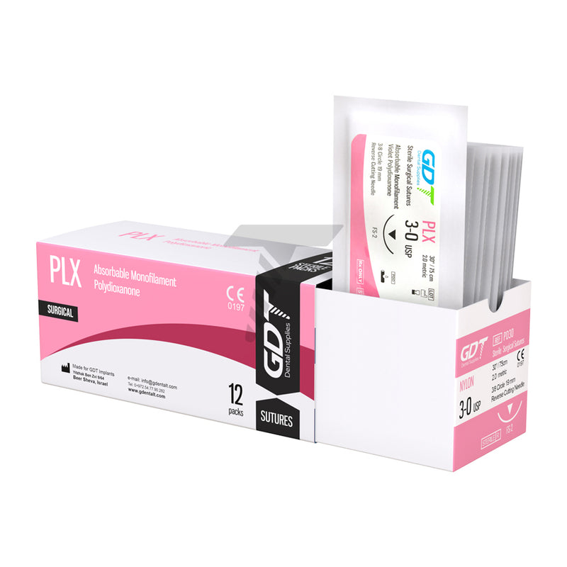 Surgical Absorbable Monofilament Polydioxanone PLX Suture
