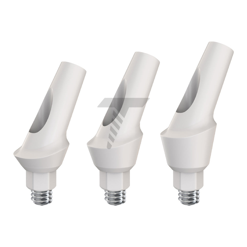 Peek Temporary Anatomic Angled Abutment 25°