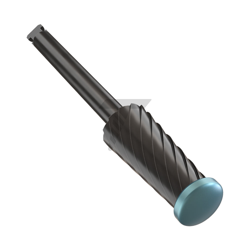 Swirl Cone With Flat Circle Tip Head Bur