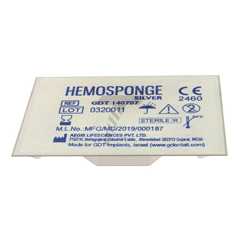 GDT Hemosponge Absorbable Silver Gelatin Sterile Sponge