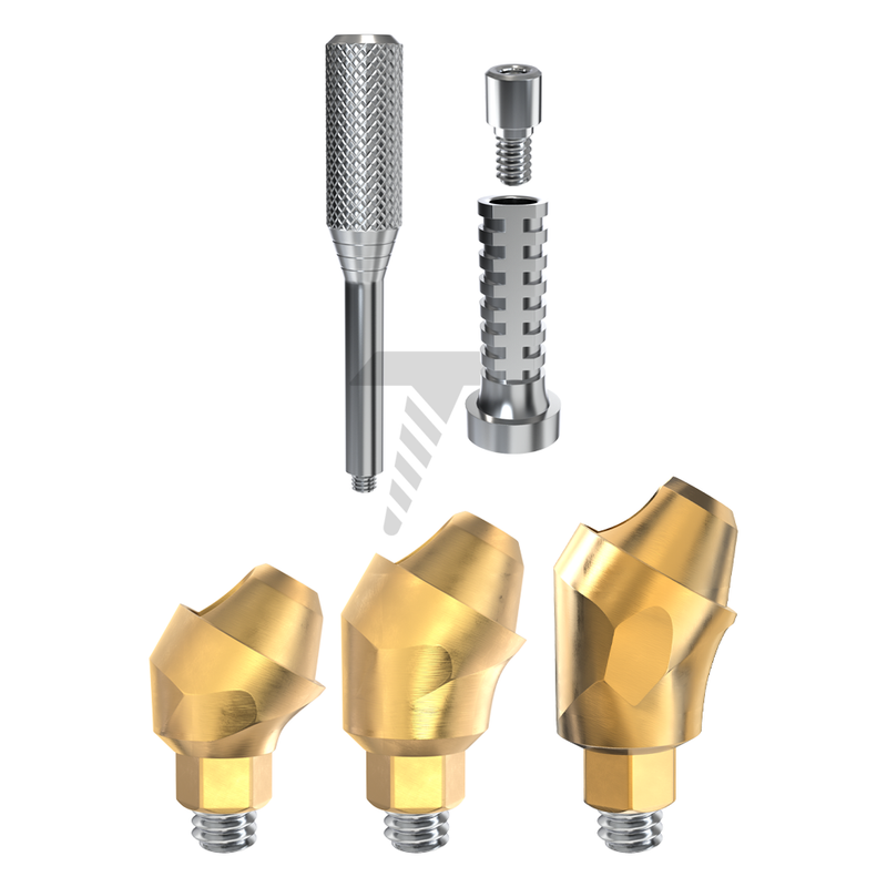 Angulated Multi Unit 1.6 Titanium Sleeve Set 30°