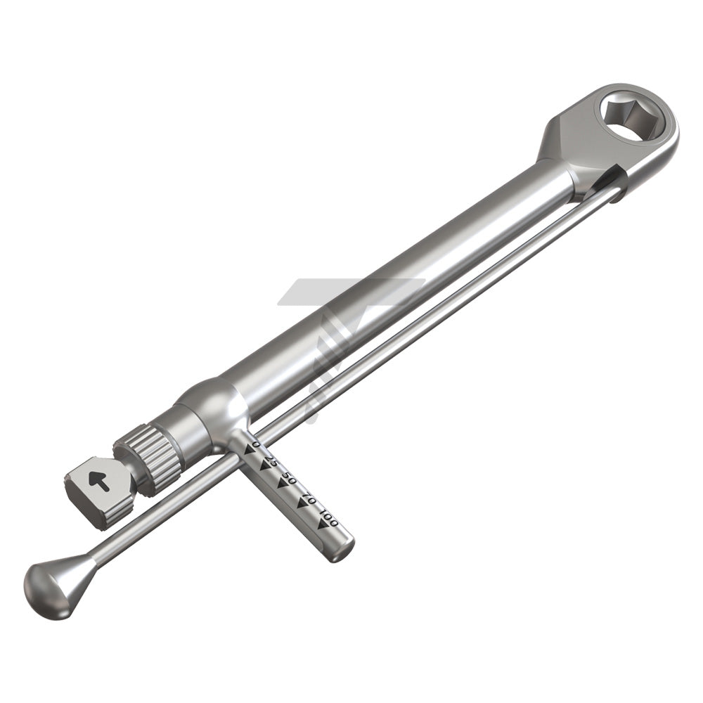 Surgical Torque Ratchet Wrench 6.35mm Driver