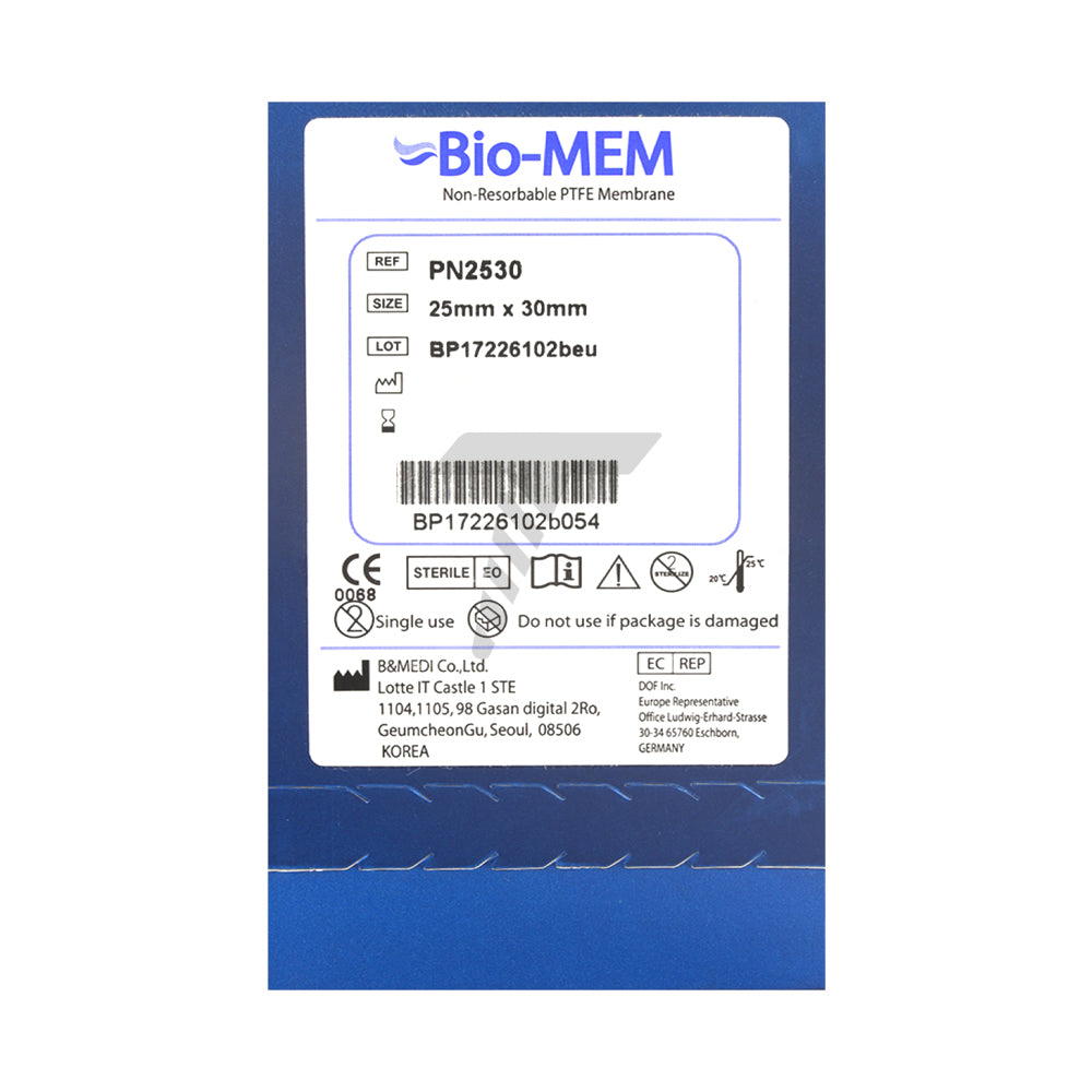 PTFE Titanium Reinforced Membrane Barrier