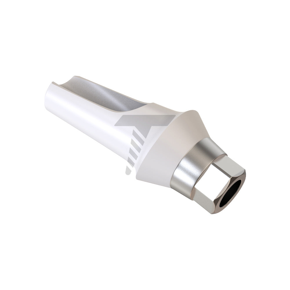 Angulated Zirconia Abutment 15° With Titanium Base Regular Platform (RP)