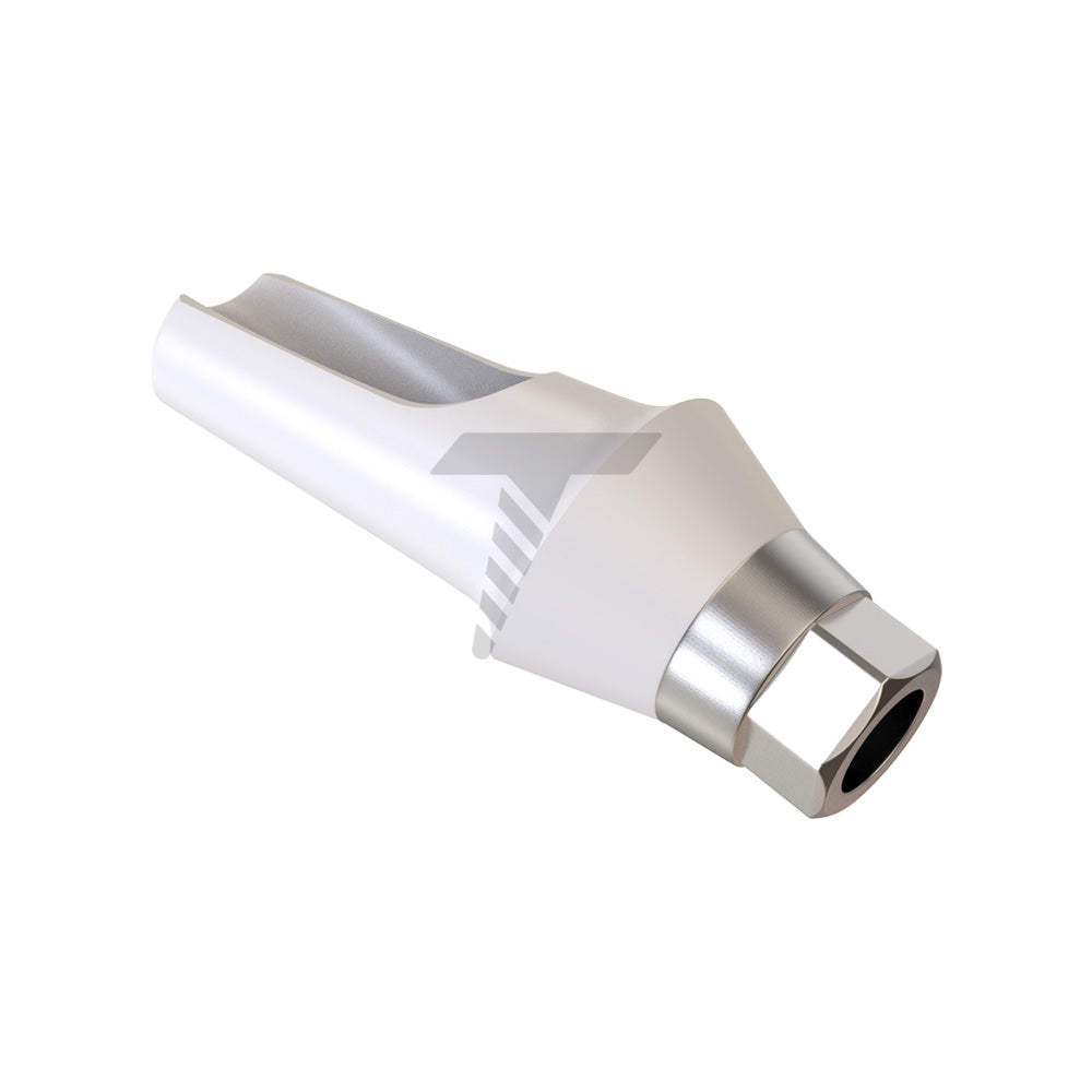 Angulated Zirconia Abutment 15° With Titanium Base Regular Platform (RP)
