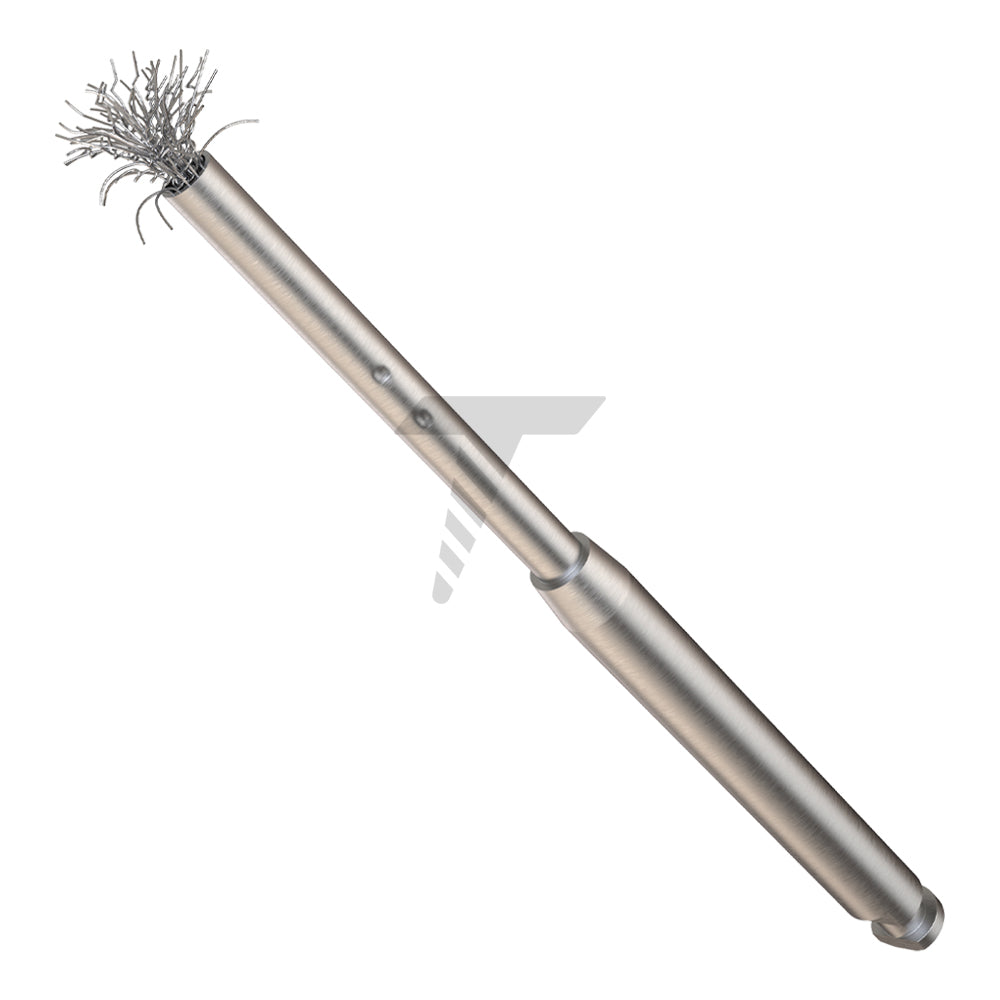 Dental Implant Surface Cleaning Brush With Titanium Bristles