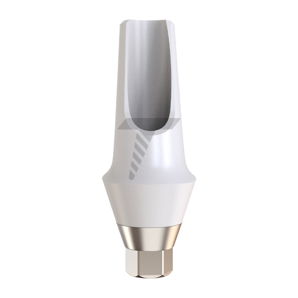 Angulated Zirconia Abutment 15° With Titanium Base Narrow Platform (NP)