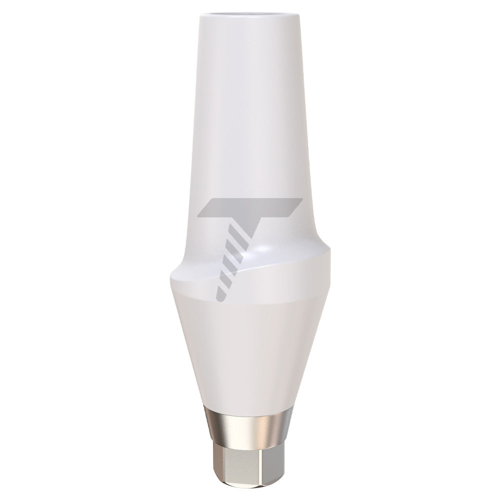 Straight Zirconia Abutment With Titanium Base Narrow Platform (NP)