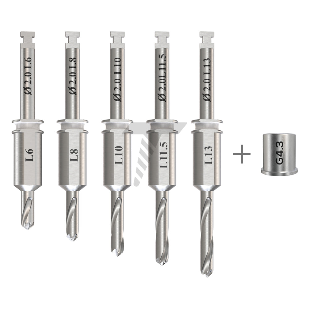 Guided Surgery Drill Ø2.0mm External Irrigated + Guide Sleeve