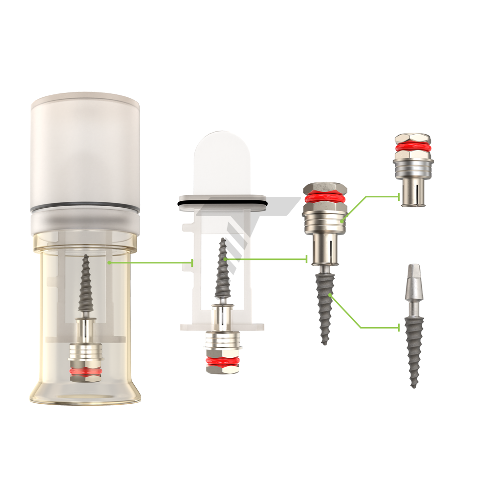 OPIB - Flexible Neck Mono One Piece Dental Implant Set OPIB - Flexible Neck Mono One Piece Dental Implant Set