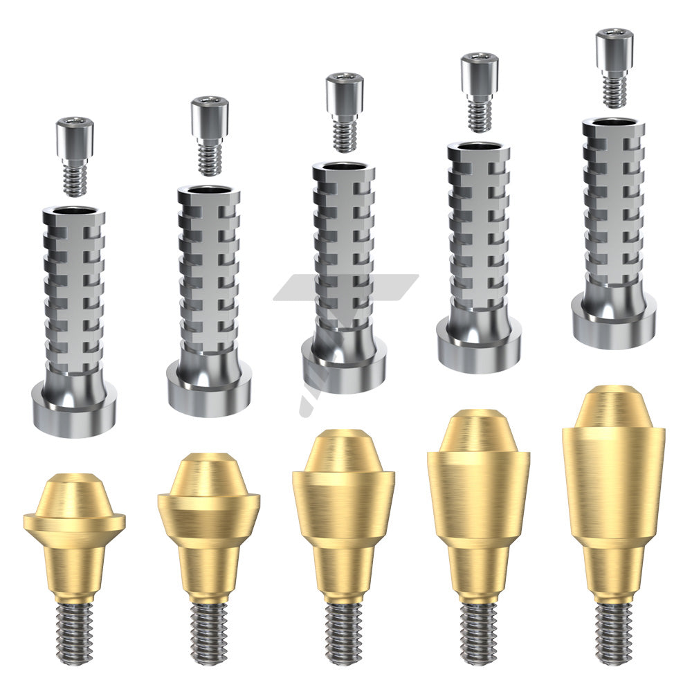 Straight Multi Unit Titanium Set Regular Platform (RP)