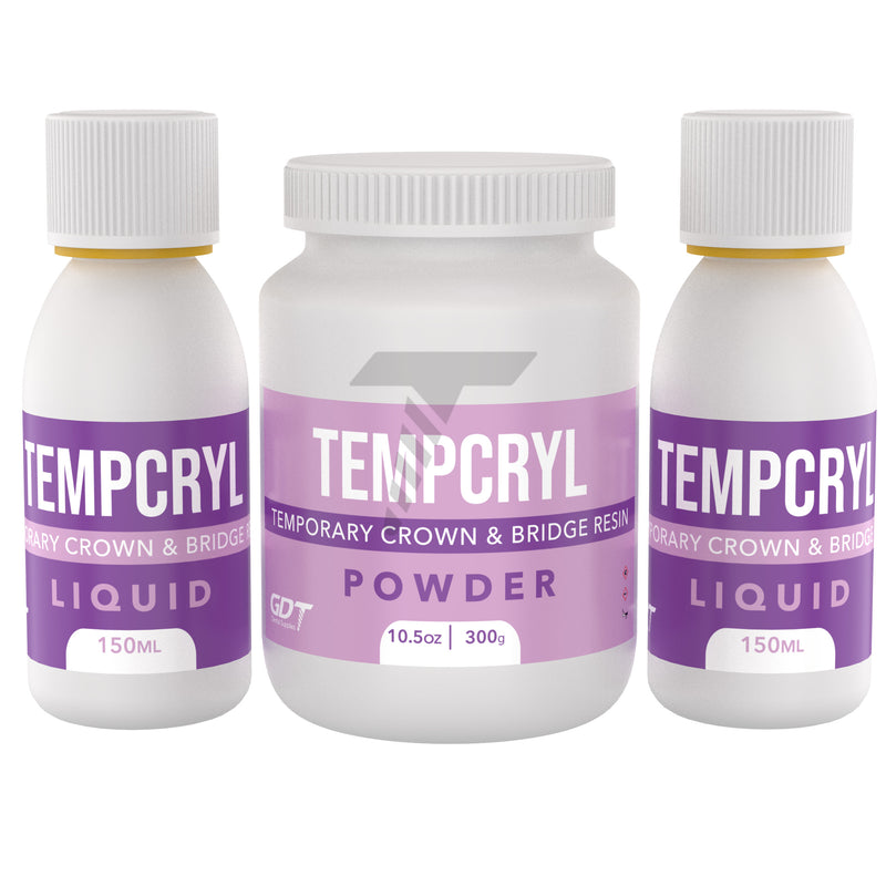 GDT Tempcryl Resin Powder 300g And Liquid 300ml Set