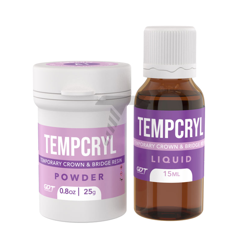 GDT Tempcryl Resin Powder 25g And Liquid 15ml Set
