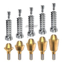 Straight Multi Unit 1.6 Abutment Titanium Sleeve Set