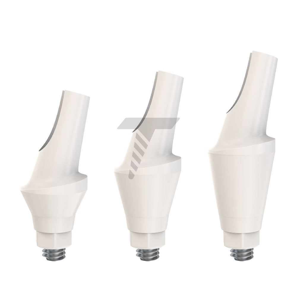 Peek Temporary Anatomic Angled Abutment 15° Regular Platform (RP)
