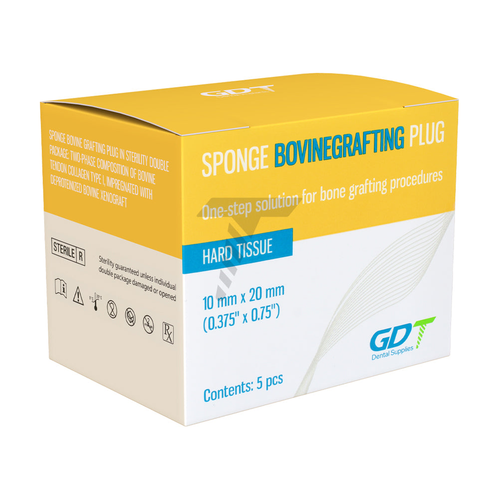 GDT Implants Sponge Bovine Grafting Plug