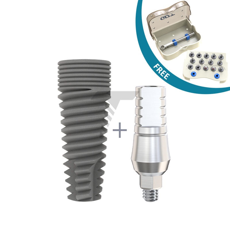 Buy 50 CFI Cylindrical Implant & Straight Abutment Sets = Get 1 Internal Hex Mini Surgical Kit