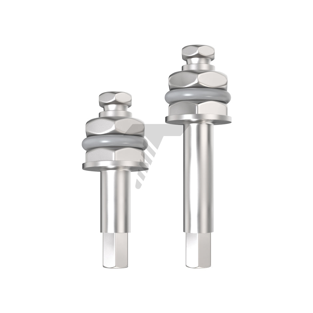 thumbnail interactive-video image 1 of 5x Dental Fixture Analog - Regular Platform (RP) Conical Connection Hex 2.65mm 1 of 3