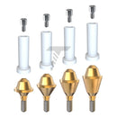 Straight Multi Unit 1.6 Plastic Sleeve Set Slim Platform