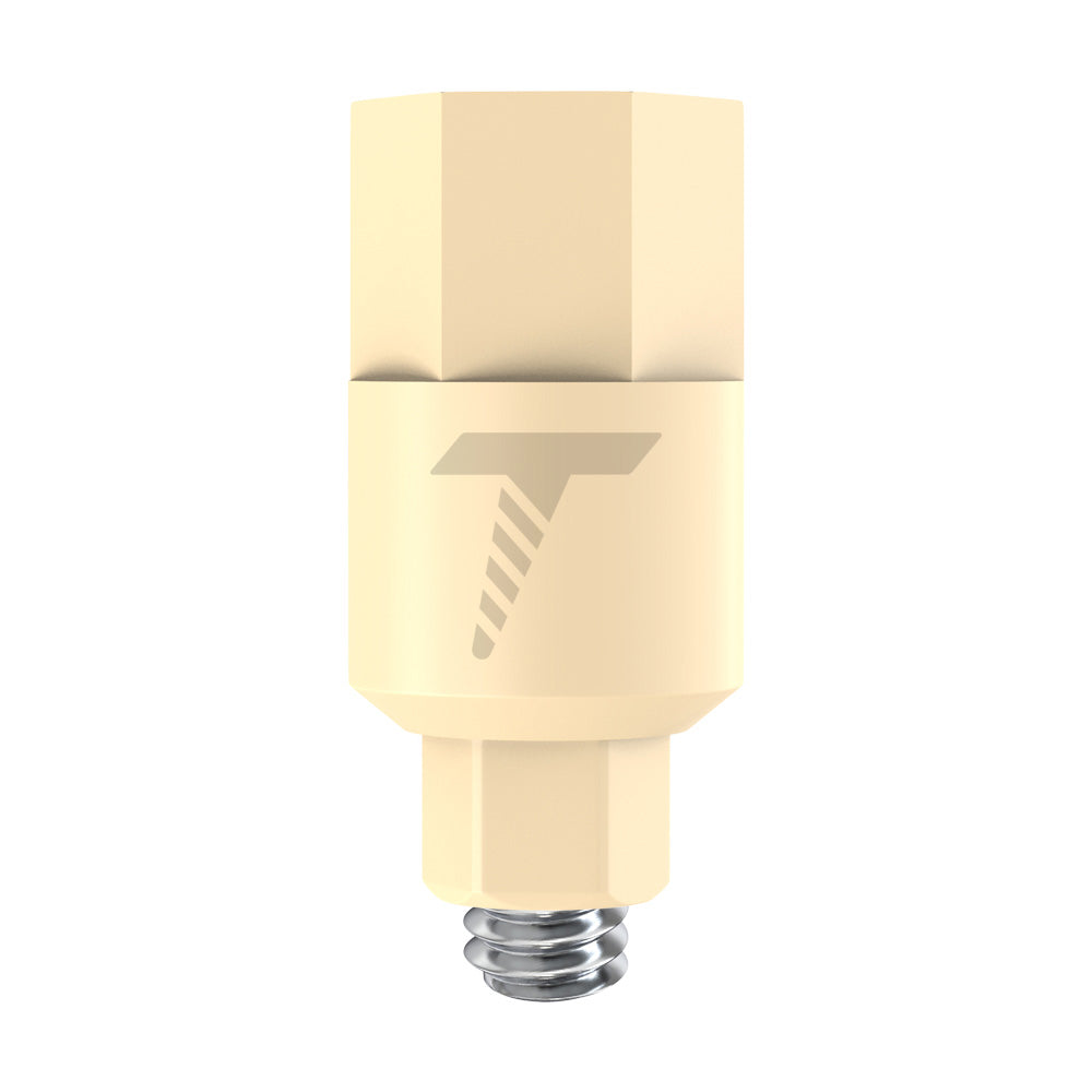 Escaneo CAD/CAM de cuerpo PEEK hexagonal interno de Ø2,42 mm ...