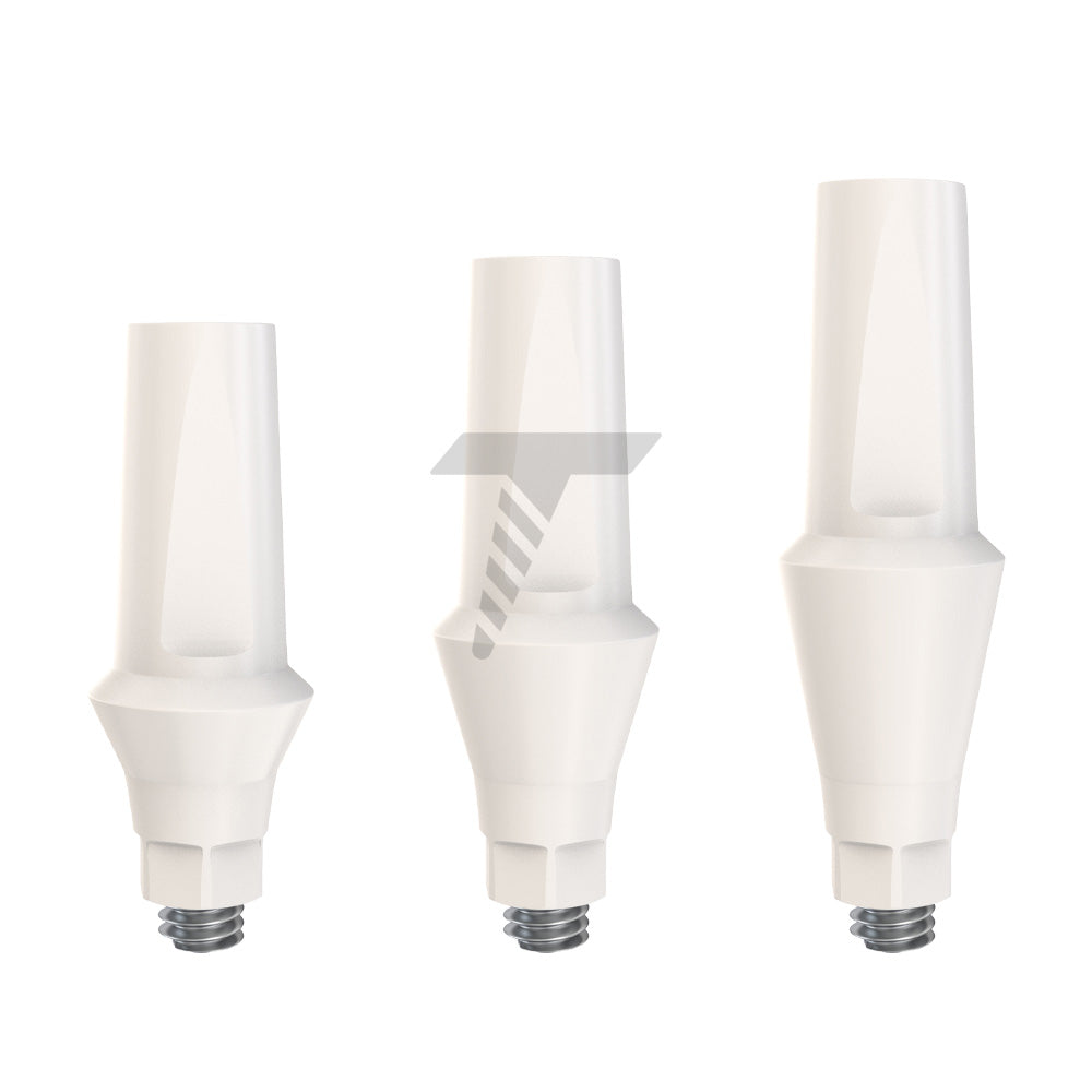 Peek Temporary Anatomic Straight Abutment Regular Platform (RP)