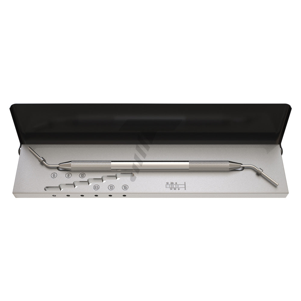 Gauge Depth Probe Measuring Tool With Case